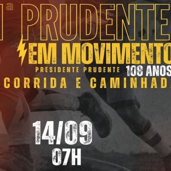 1ª Corrida Prudente em Movimento no dia de aniversário de Prudente